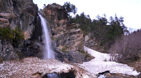 Баритовый водопад, Архыз